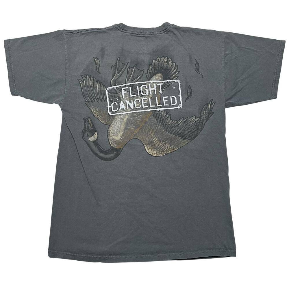 Vintage Bone Head Outfitters Hunting T Shirt - Flight Canceled Graphic Tee - M